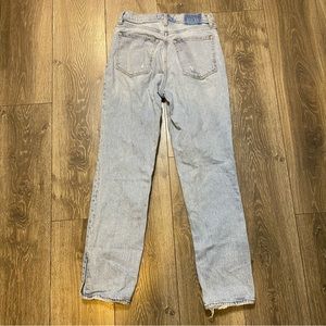 Abercrombie & Fitch The 90s Straight Ultra High Rise Ankle Slit Jeans Size28/6s